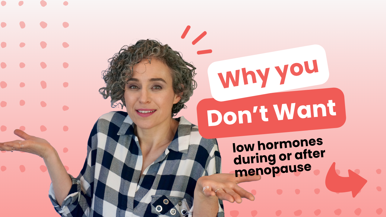 What are hormones... And why do you need enough of them during and after menopause?